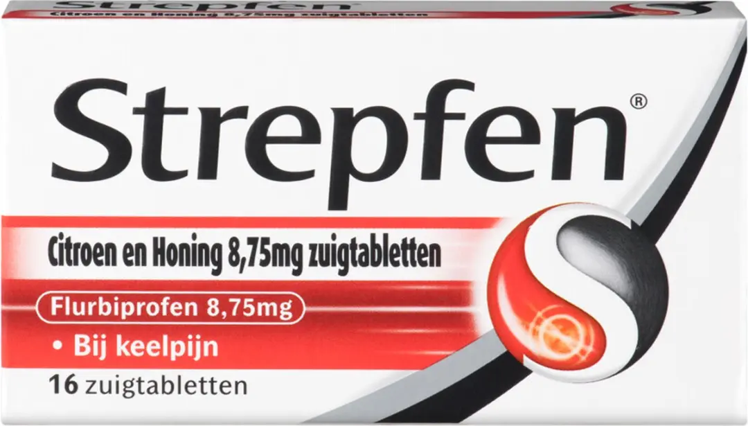 Strepfen Citroen & Honing Zuigtabletten 8,75mg - 16 Stuks