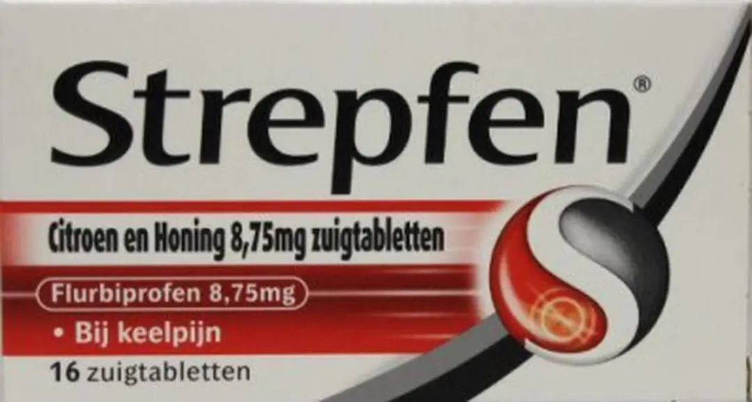Strepfen Citroen & Honing Zuigtabletten 8,75mg - 16 Stuks