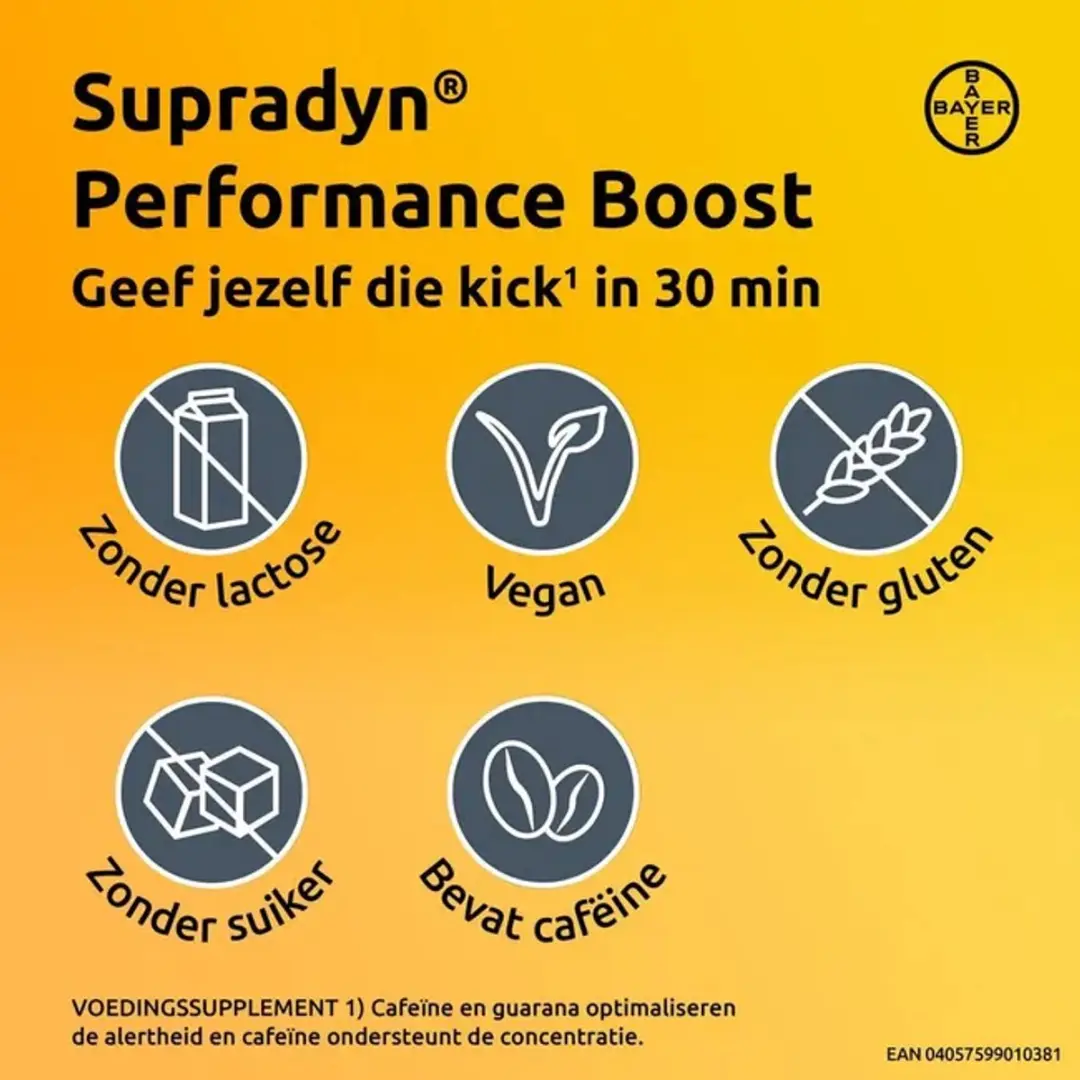Supradyn Performance Boost Bruistabletten - 30 Stuks