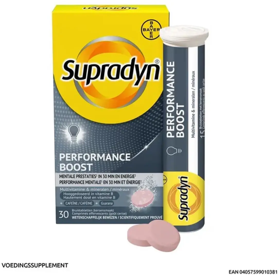 Supradyn Performance Boost Bruistabletten - 30 Stuks
