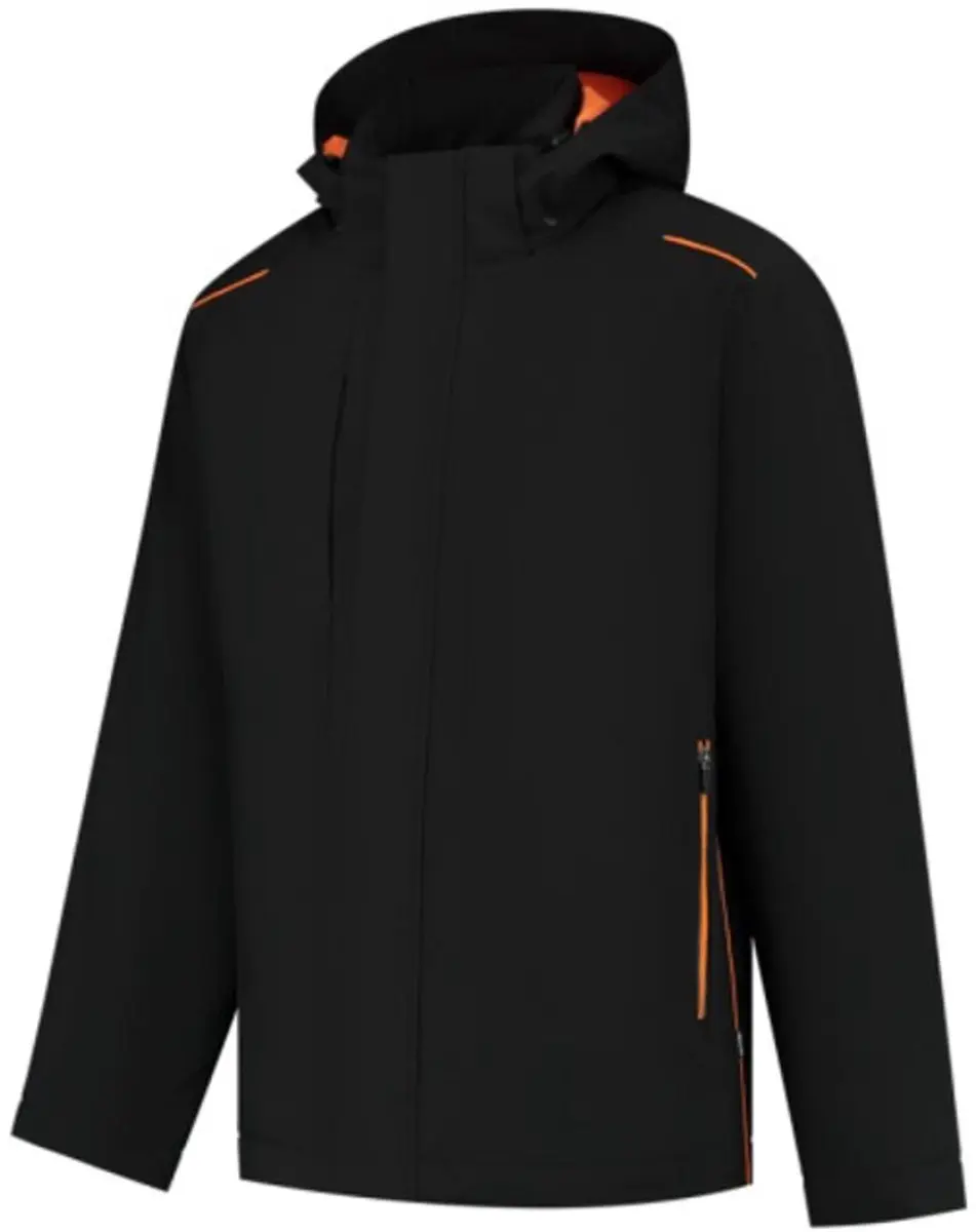 Tricorp Winter Tech Shell Accent - XL - Zwart/Oranje