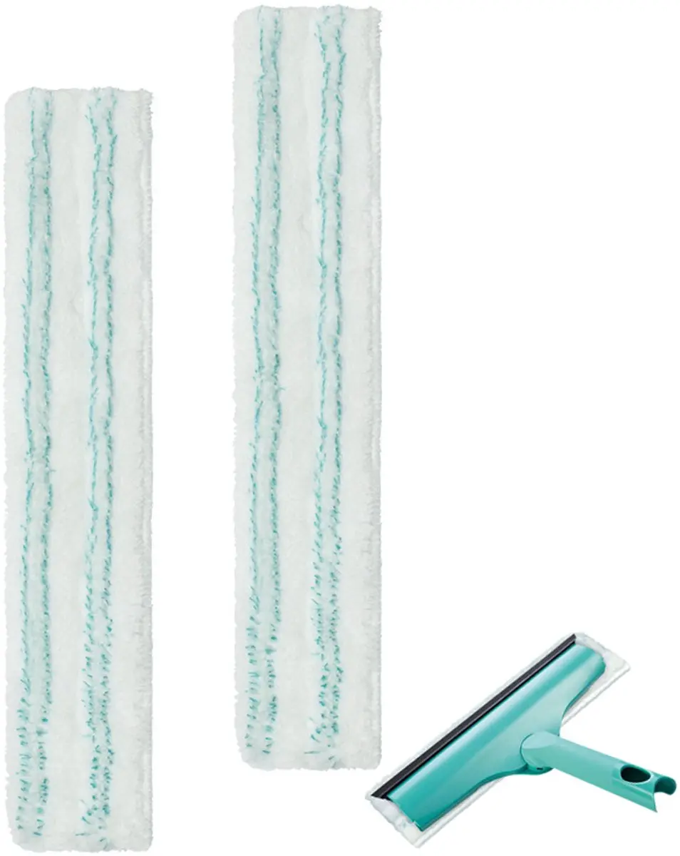 Leifheit Vervangingsdoek Raamwisser 33cm - 3 Stuks - Wit/Blauw