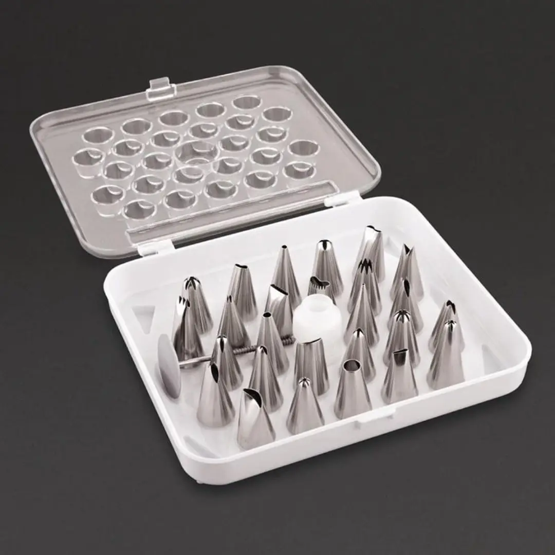 Vogue RVS Spuitmondenset 26-delig - Zilver