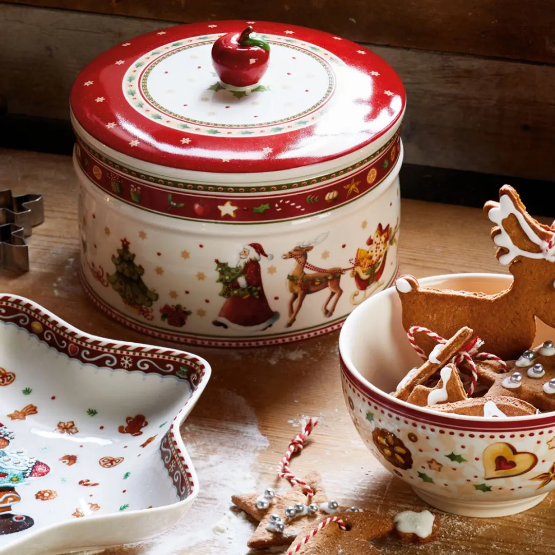 Villeroy & Boch Winter Bakery Delight Gebäckdosen-Set - 3 Stuks