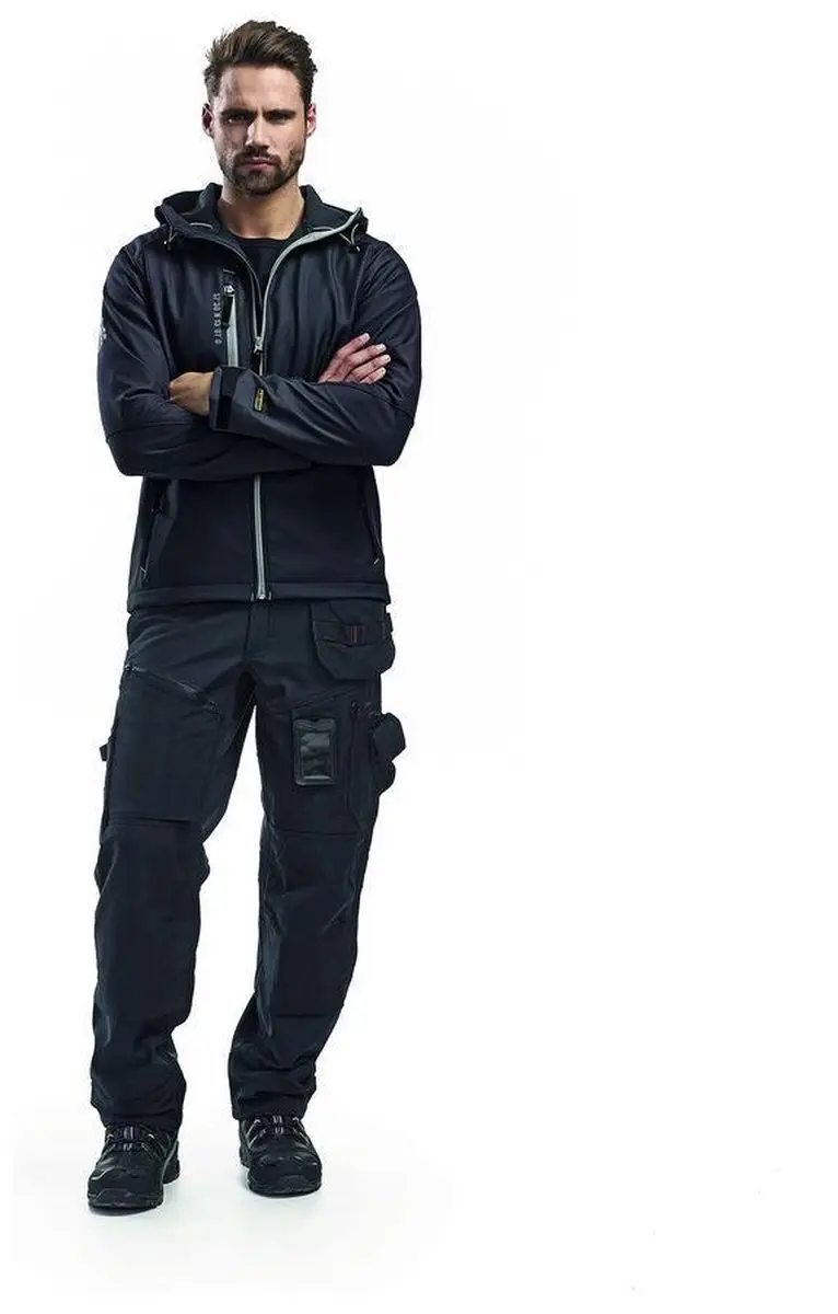 Blåkläder 4949-2517 Softshell Jack - XXXL - Zwart/Zilver