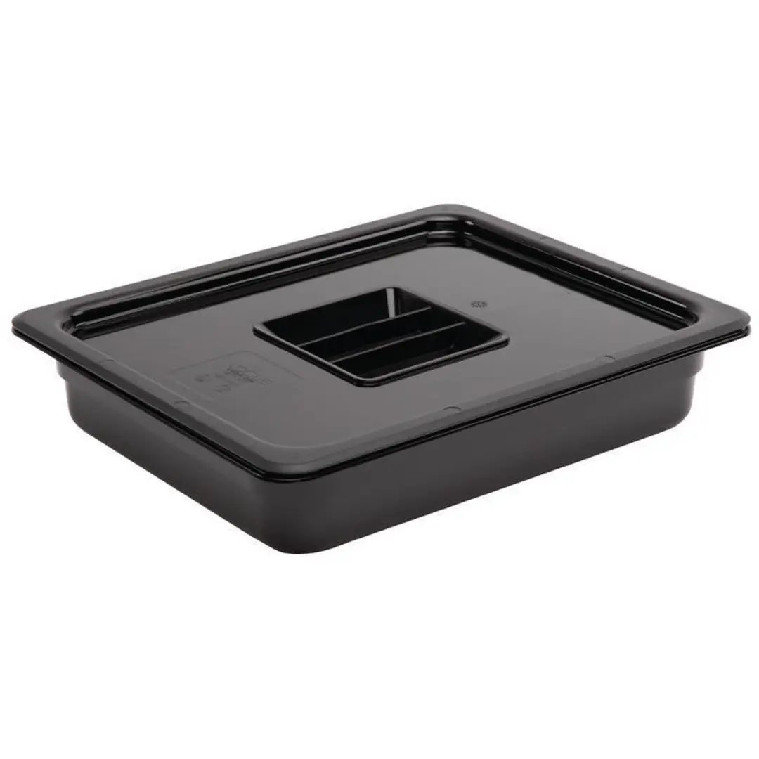 Vogue Polycarbonaat Bak U466 - 1.60L - Zwart
