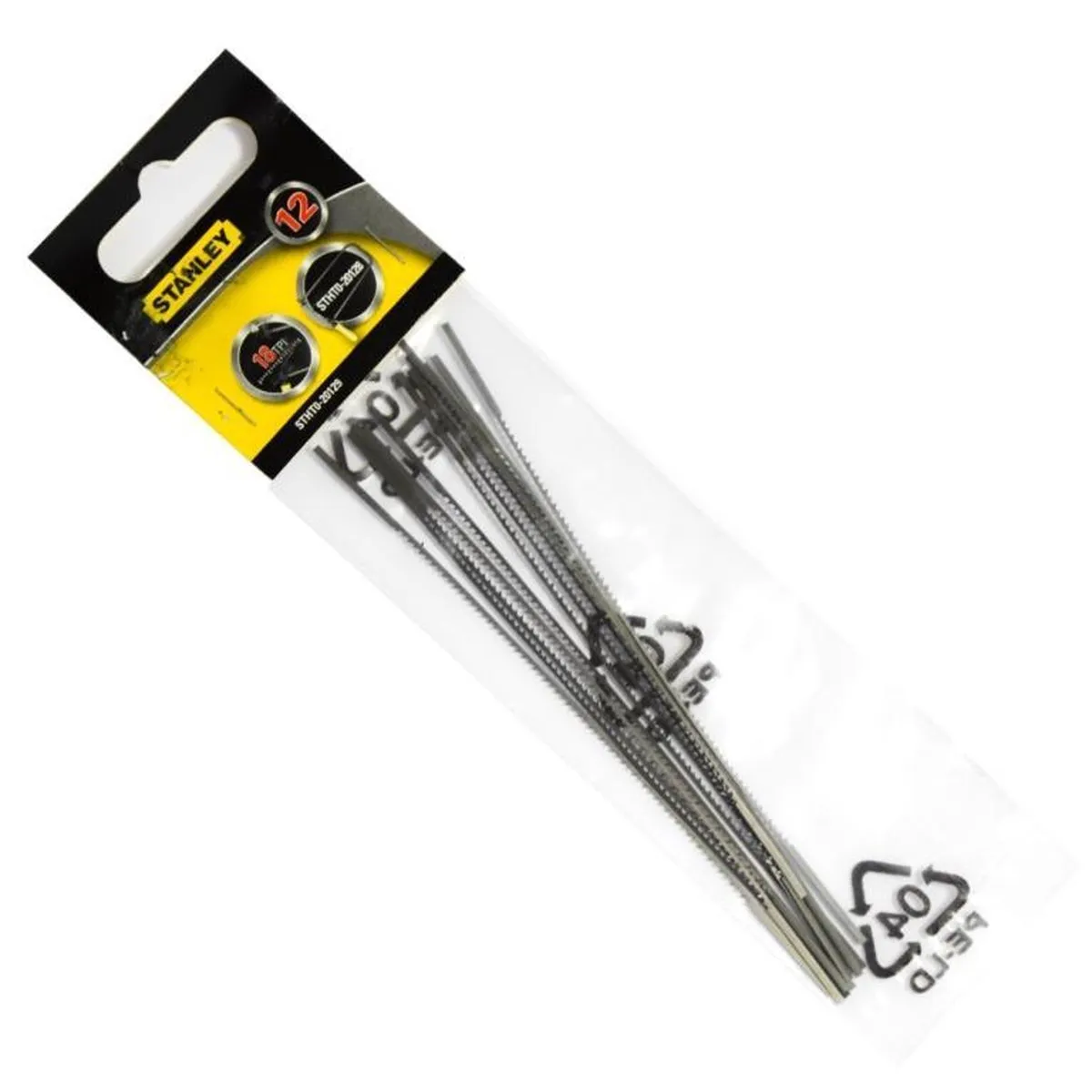 Stanley 12 Stuks Figuurzaagbladen 18 TPI