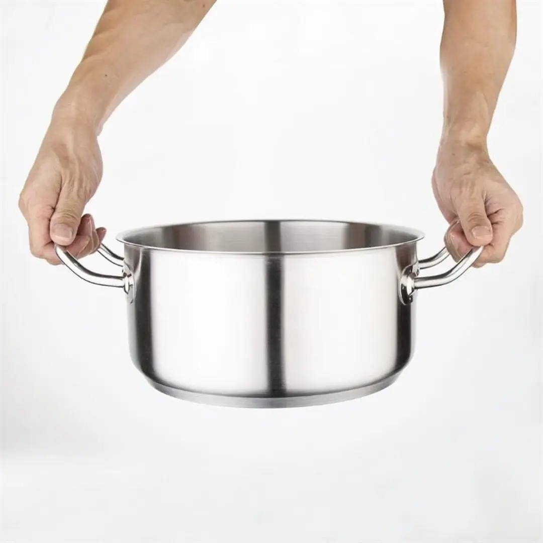 Vogue T149 RVS Kookpan 4,5L - 24cm - Grijs