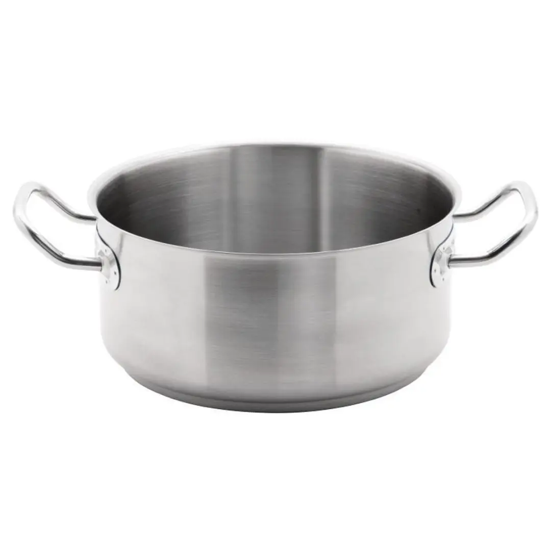 Vogue T149 RVS Kookpan 4,5L - 24cm - Grijs