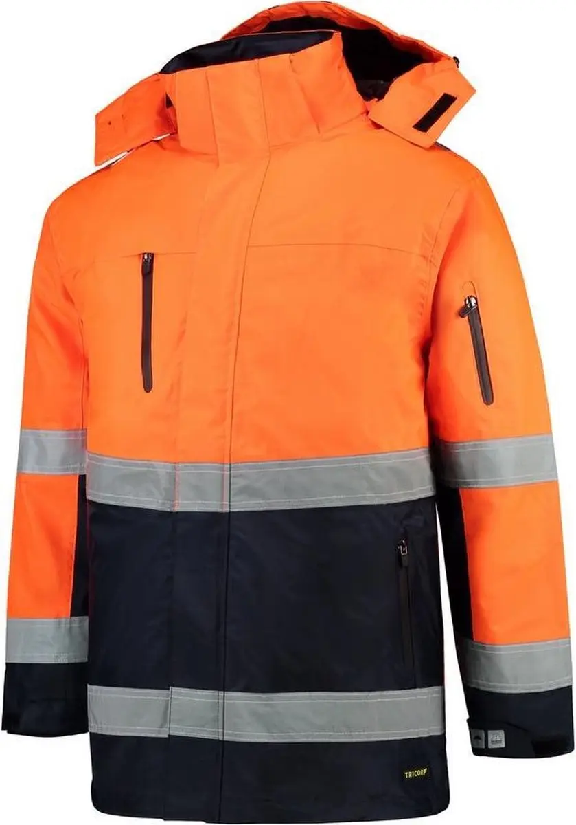 Tricorp Parka Werkjas 403004 - Fluor Oranje/Navy 5XL