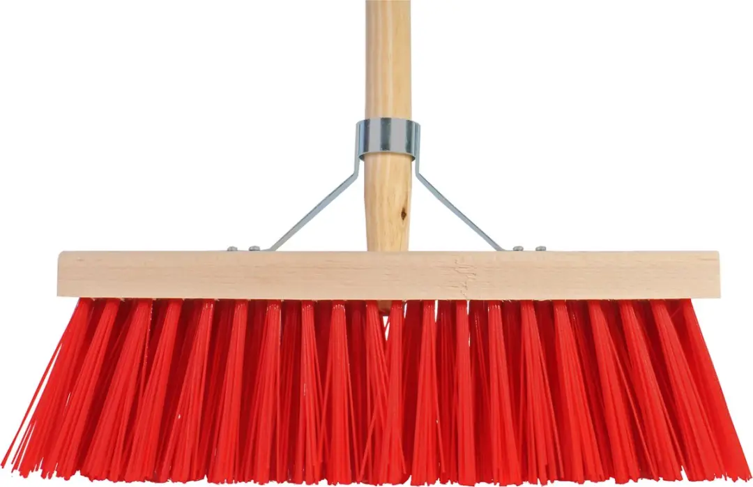 Talen Tools Bezem Kunststof Rood 41cm