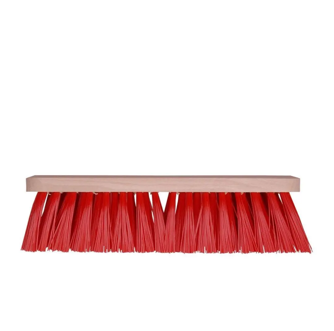 Talen Tools Bezem Kunststof Rood 41cm