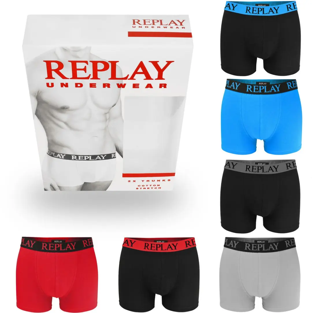 Replay Heren Boxershort Set XXL - 6 Stuks - Katoen