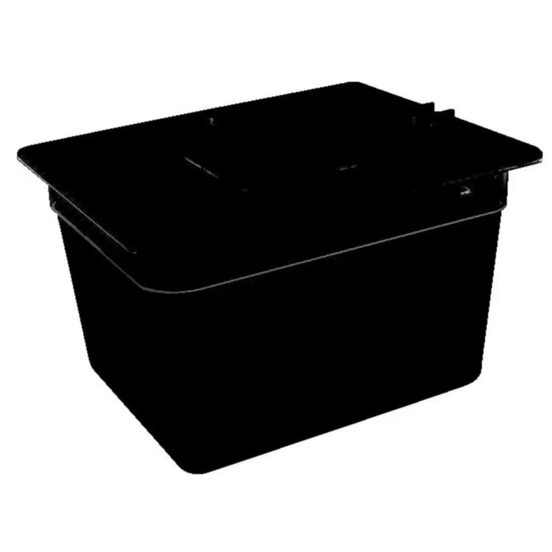 Vogue U460 Polycarbonaat Bak - Zwart 150mm