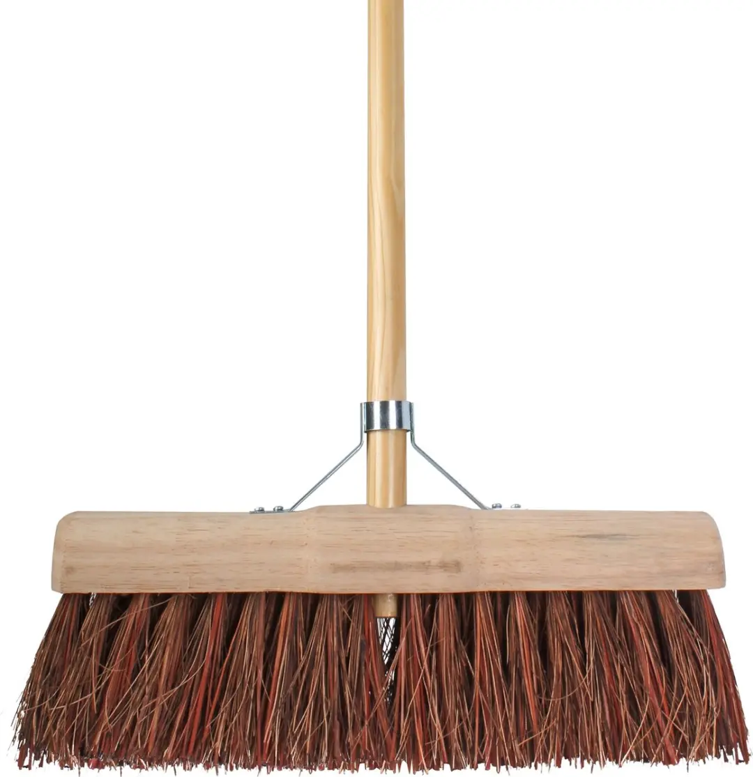 Talen Tools Gemeentebezem 45cm - Staal 160cm - Meerkleurig