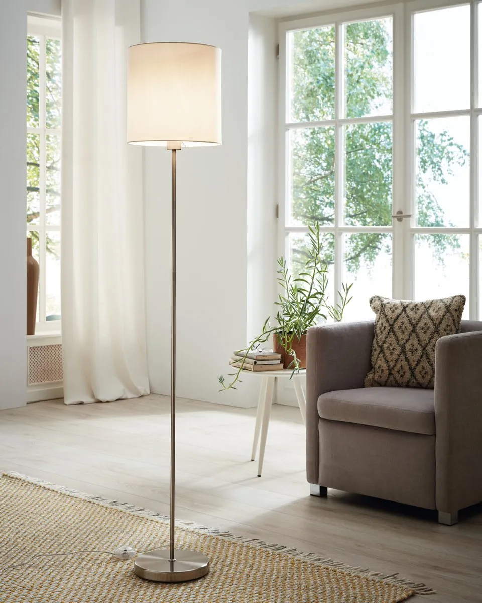 Eglo Pasteri Vloerlamp 157,5cm - Grijs/Wit - afbeelding 6 van 6