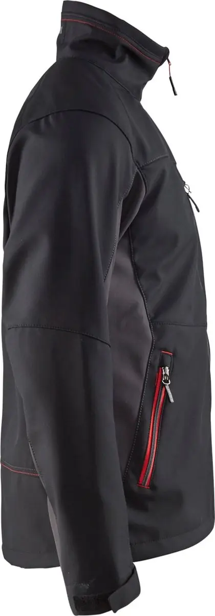Blåkläder Softshell Jack 4950-2516 - Zwart/Rood S