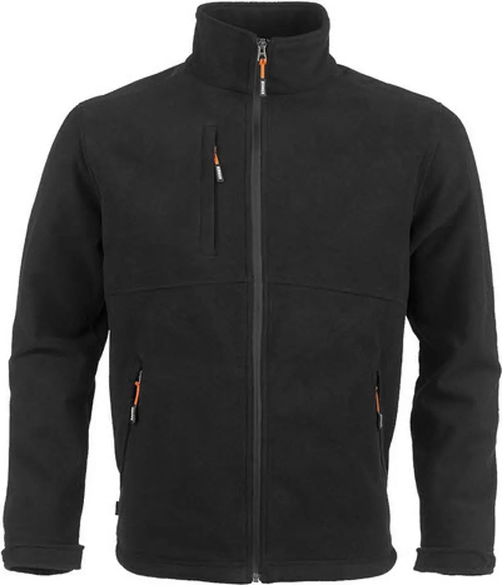 Herock Marcus Fleecejack - Zwart S