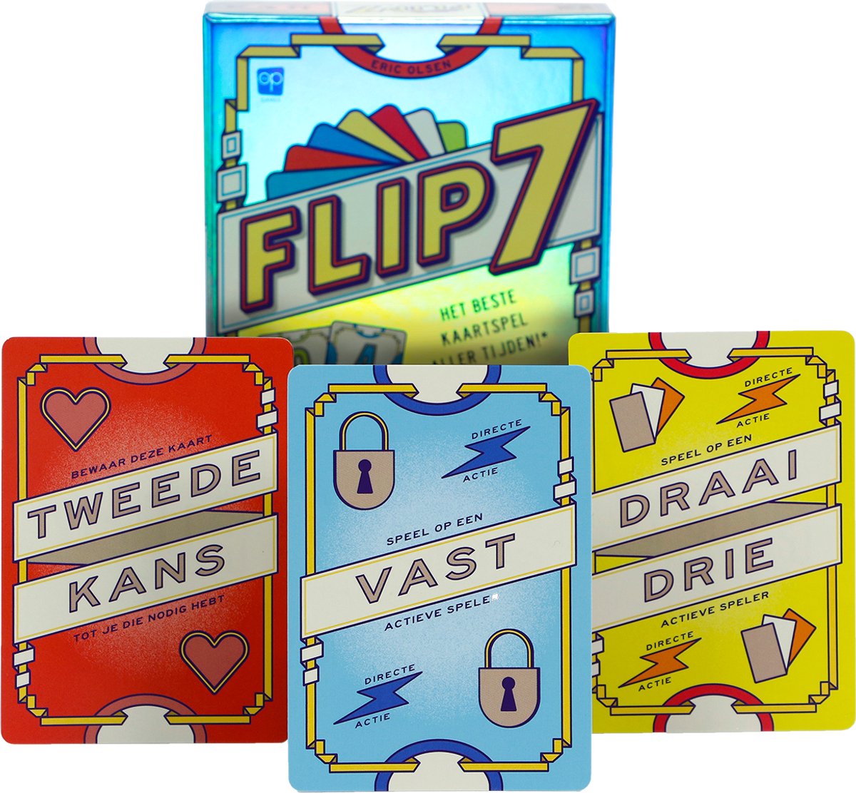 999 Games - Flip 7 - Nederlandse versie! - Zenuwslopend Kaartspel - Snel en Makkelijk te Leren - Het ideale kaartspel voor kleine en grote groepen - Partyspel - Compact Familiespel