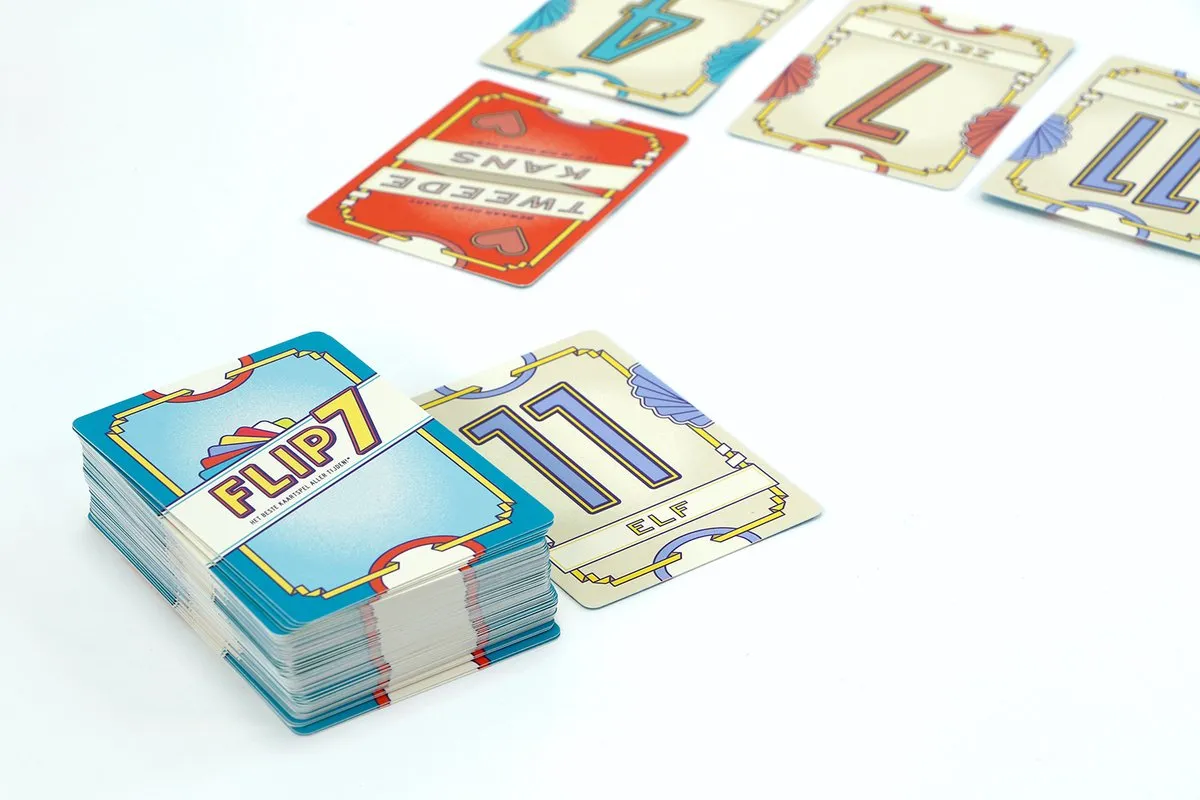 999 Games Flip 7 Nederlandse Versie Kaartspel - 24 Spelers