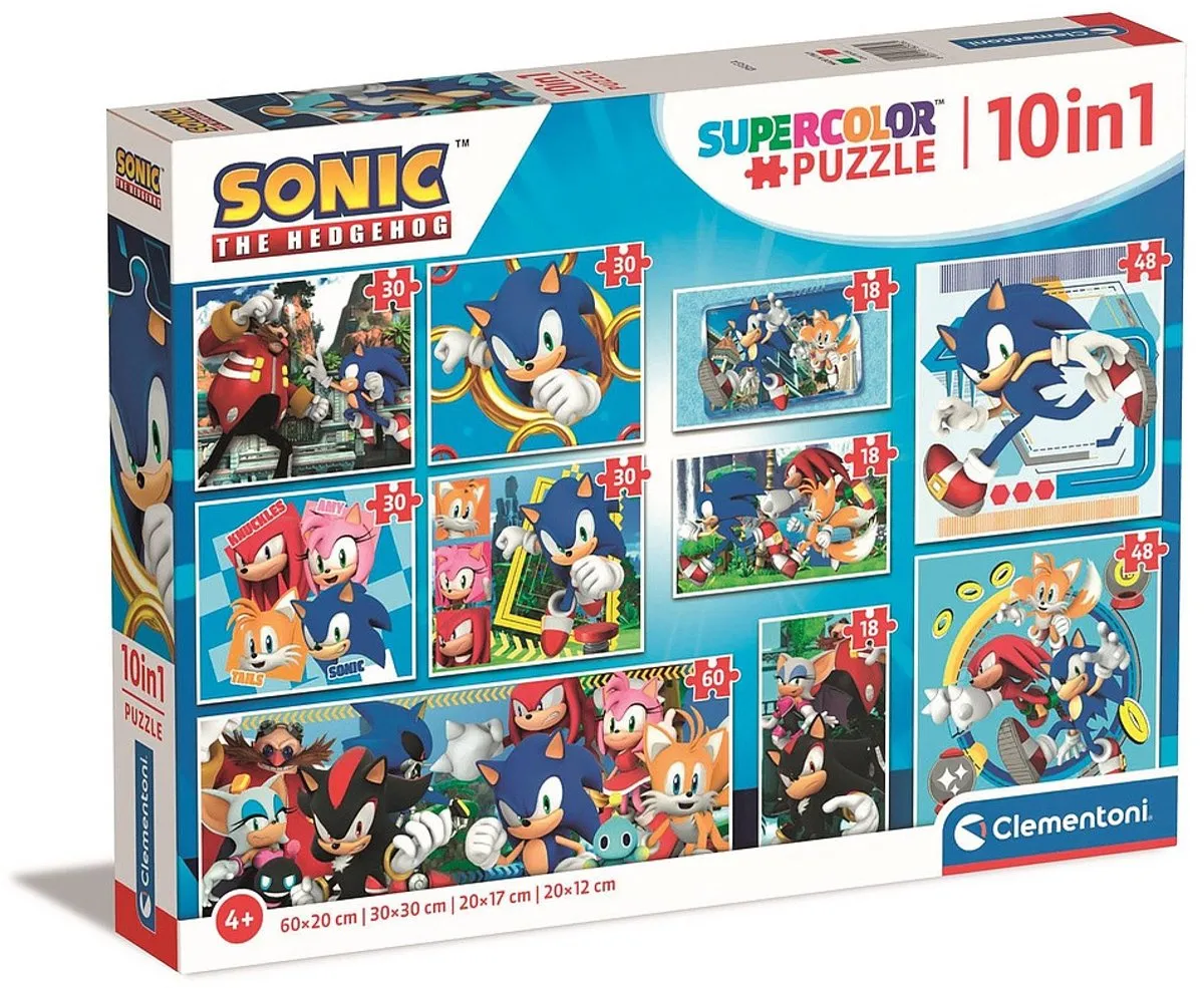 Clementoni PZL 10-in-1 Sonic Puzzle