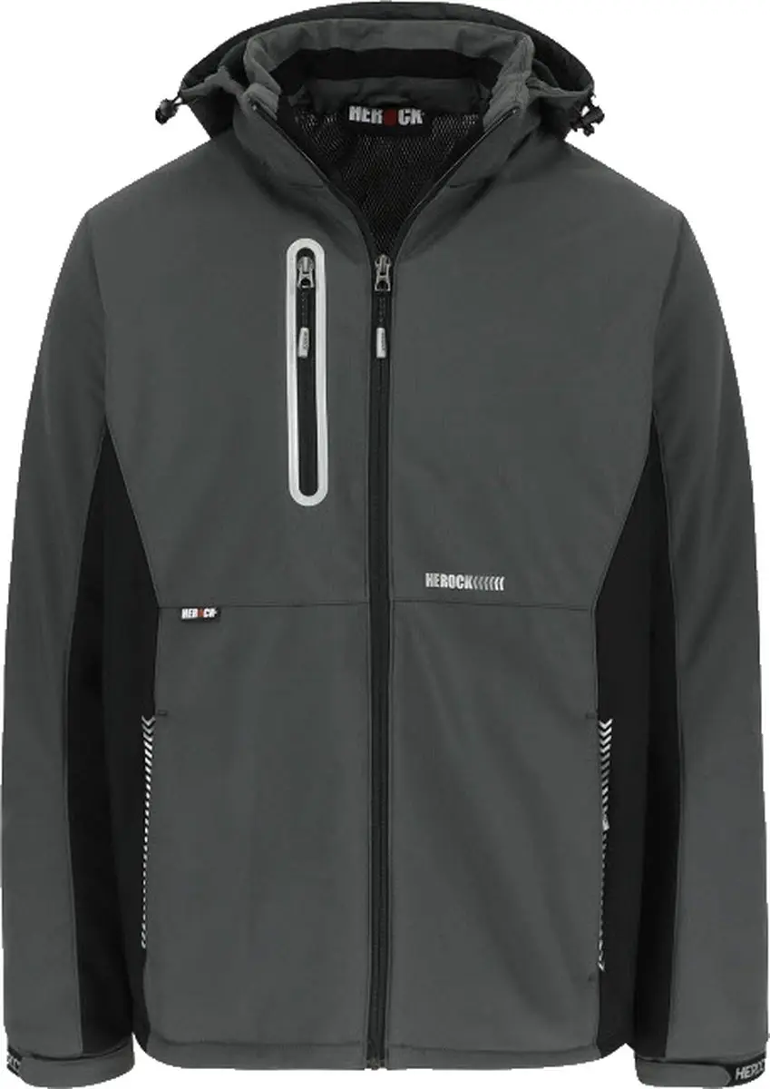 Herock Taris Softshell Werkjas Experts 2101 - Grijs/Zwart