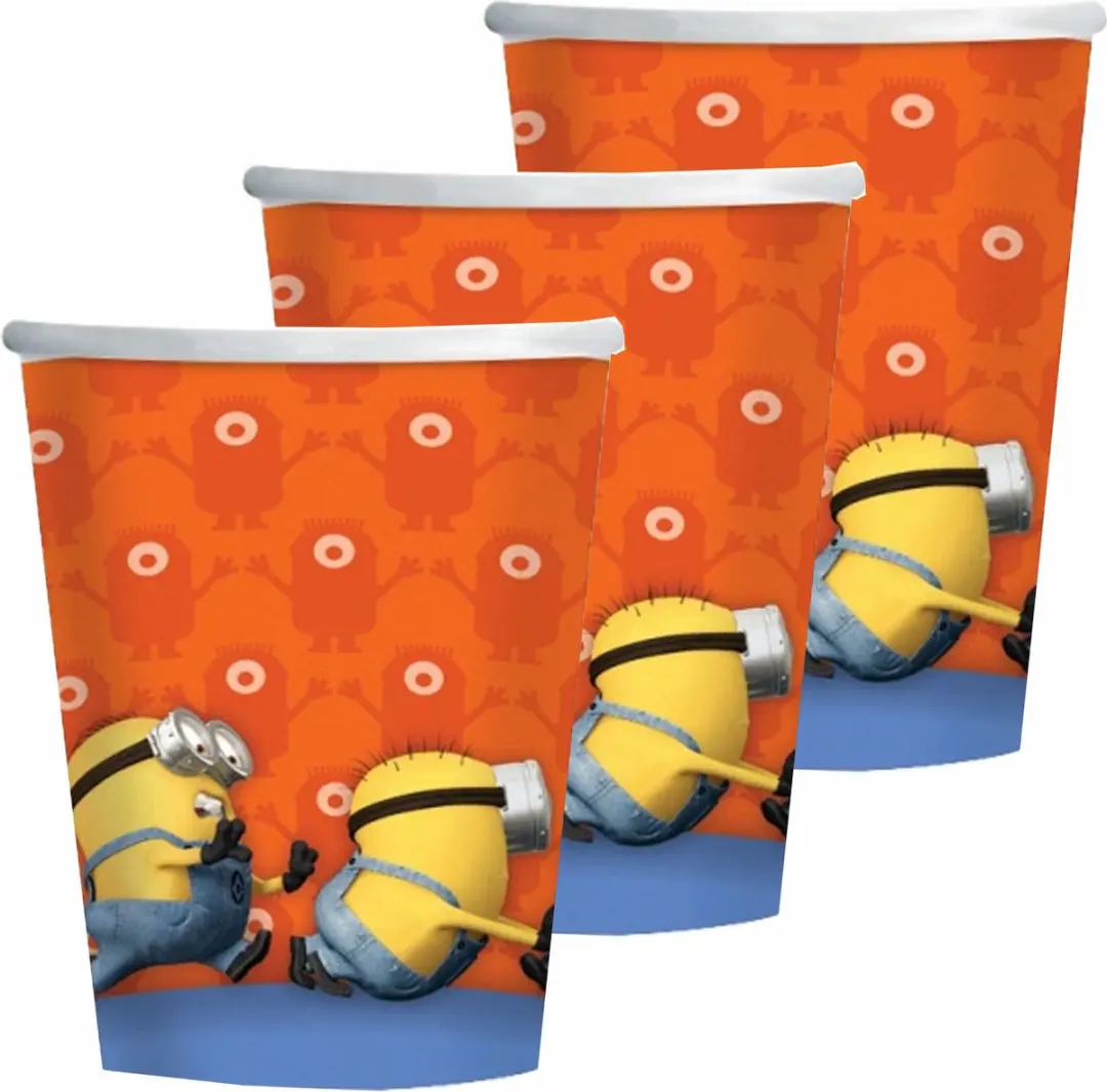 Minions Bekertjes 266ml - 32 Stuks - Oranje