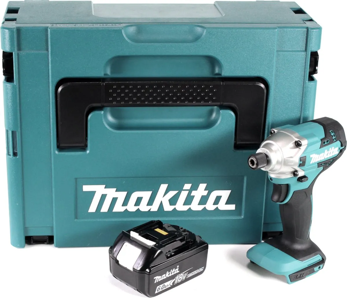 Makita DTD 156 G1J Slagmoersleutel 18V 155Nm - 1x 6.0Ah Accu