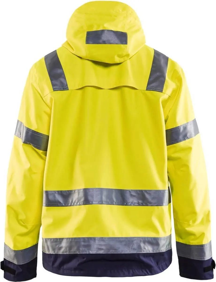 Blåkläder 4837-1977 Jack Ongevoerd High Vis Geel/Zwart - 5XL