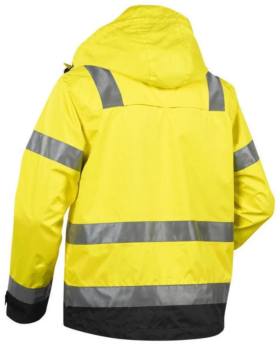 Blåkläder 4837-1977 Jack Ongevoerd High Vis Geel/Zwart - 5XL