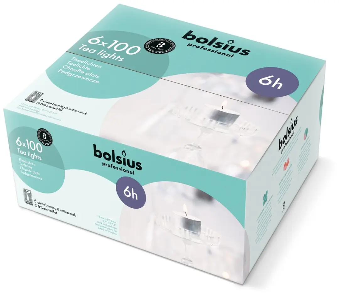 Bolsius Professional Waxinelichtjes 600 Stuks