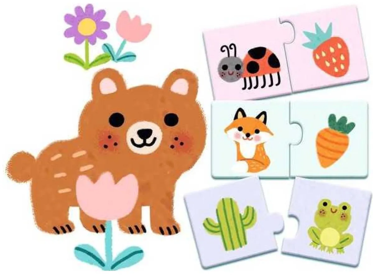Djeco Duo-Puzzel Kleuren DJ08273 - afbeelding 2 van 4