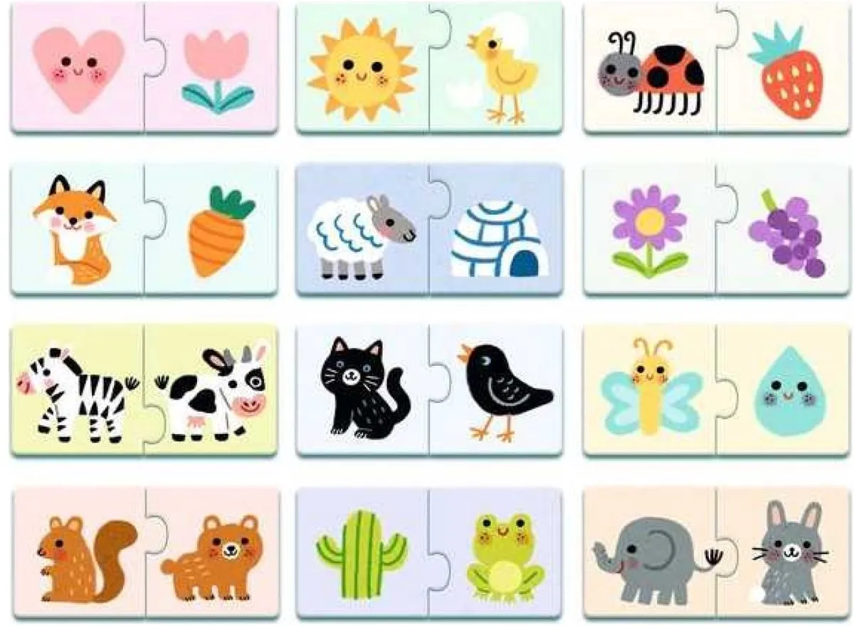 Djeco Duo-Puzzel Kleuren DJ08273 - afbeelding 3 van 4