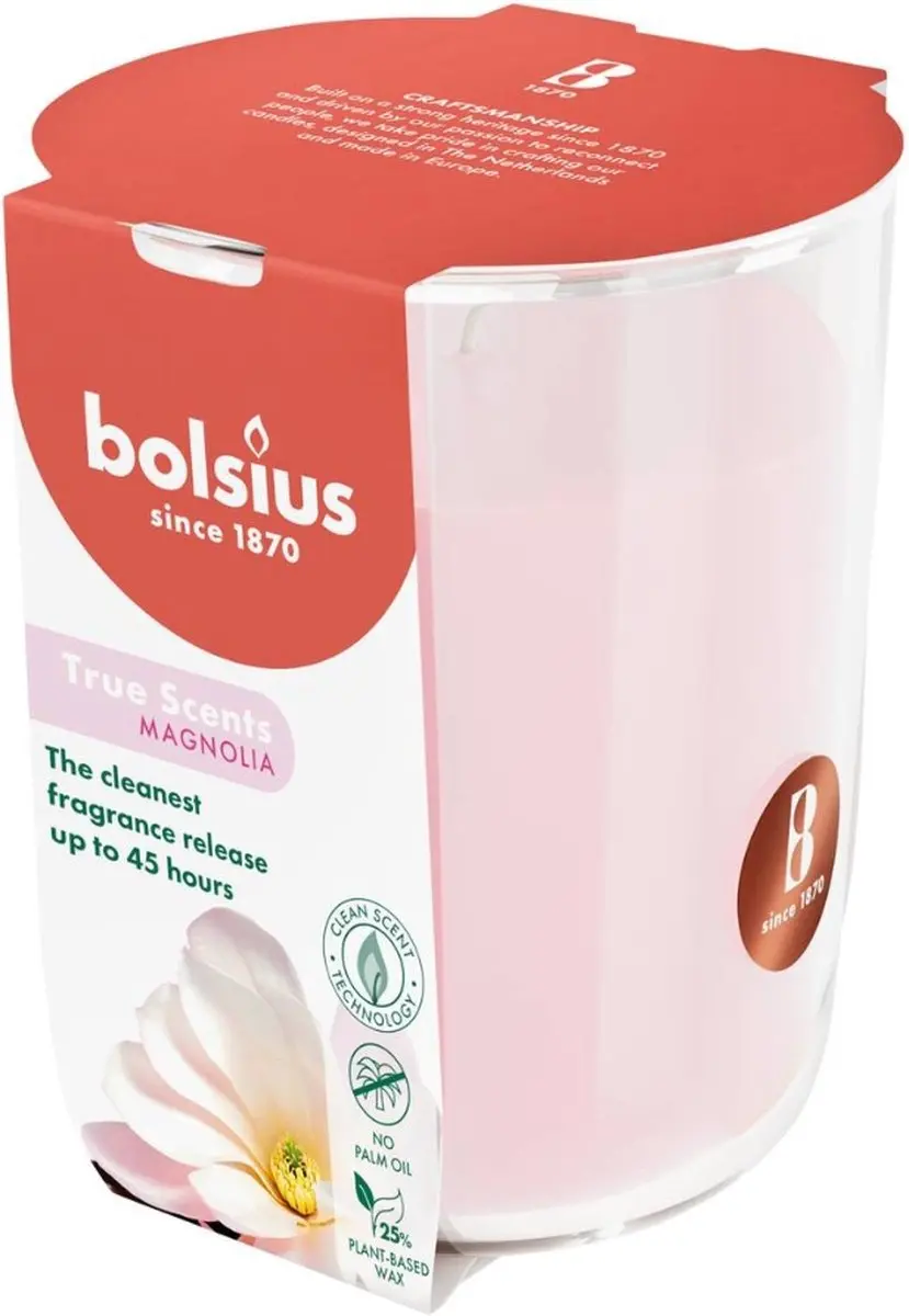 Bolsius True Scents Magnolia Geurkaars - Wit