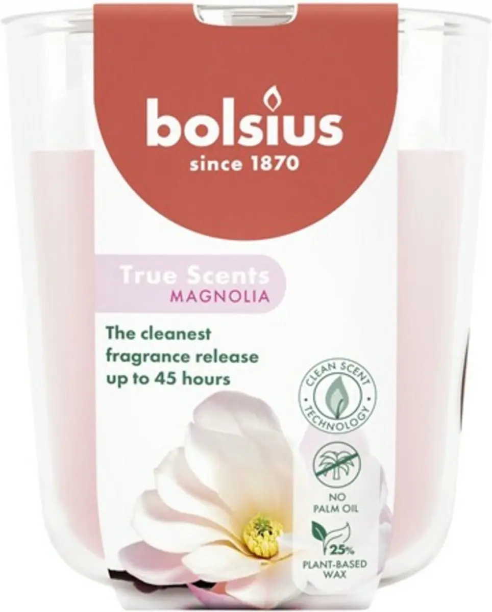 Bolsius True Scents Magnolia Geurkaars