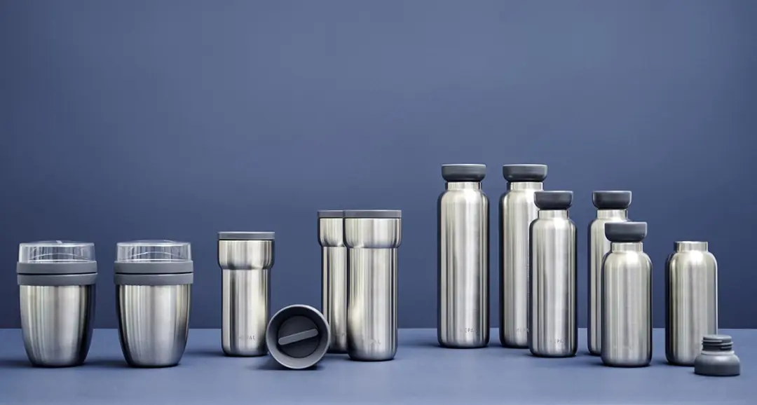 Mepal Ellipse Thermo-Lunchpot 700ml - 2 Vakken - Geborsteld