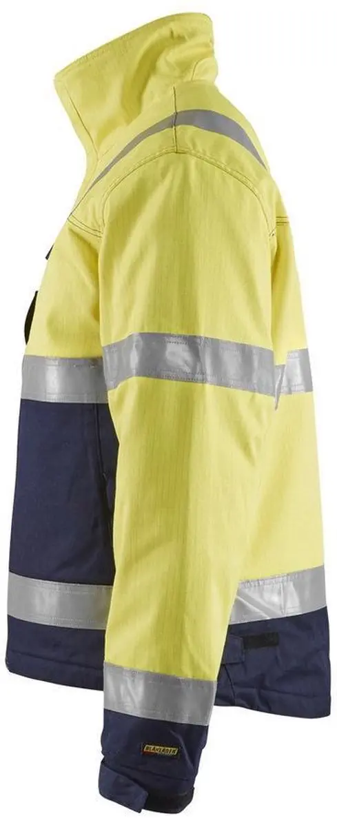 Blåkläder 4069-1514 Multinorm Winterjas - Geel/Marineblauw XXXL