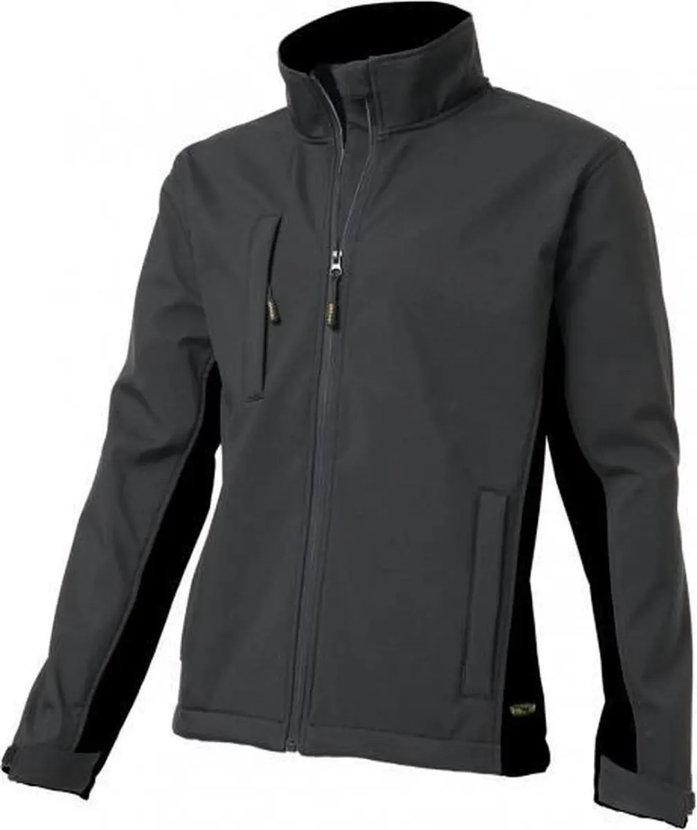 Tricorp Softshell Bicolor Jacket - M - Zwart/Grijs