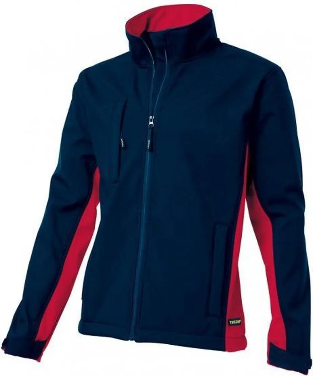 Tricorp Soft Shell Jack Bi-Color 402002 - Navy/Royalblauw - XS