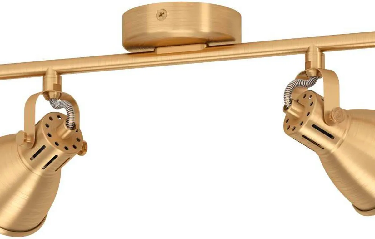 Eglo Seras Spot GU10 - 4 Lichtpunten 77cm - Goud