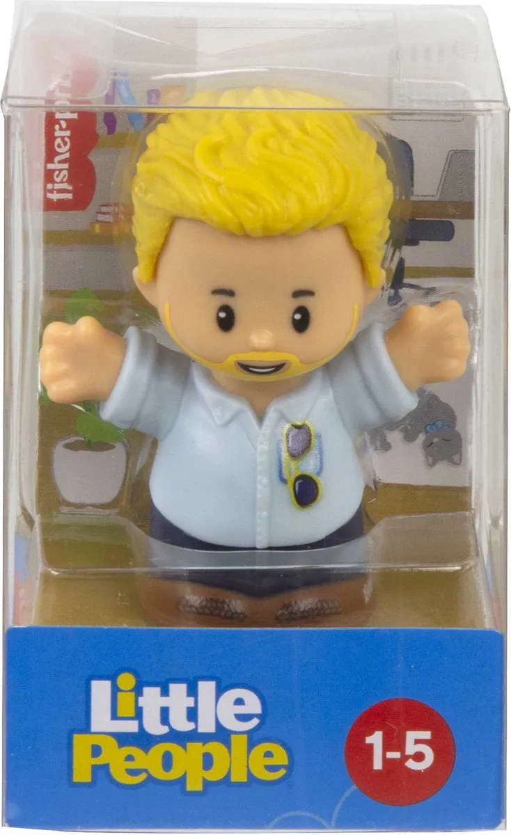 Fisher-Price Little People Casual Dad HJW72 - Speelgoedpop - Meerkleurig