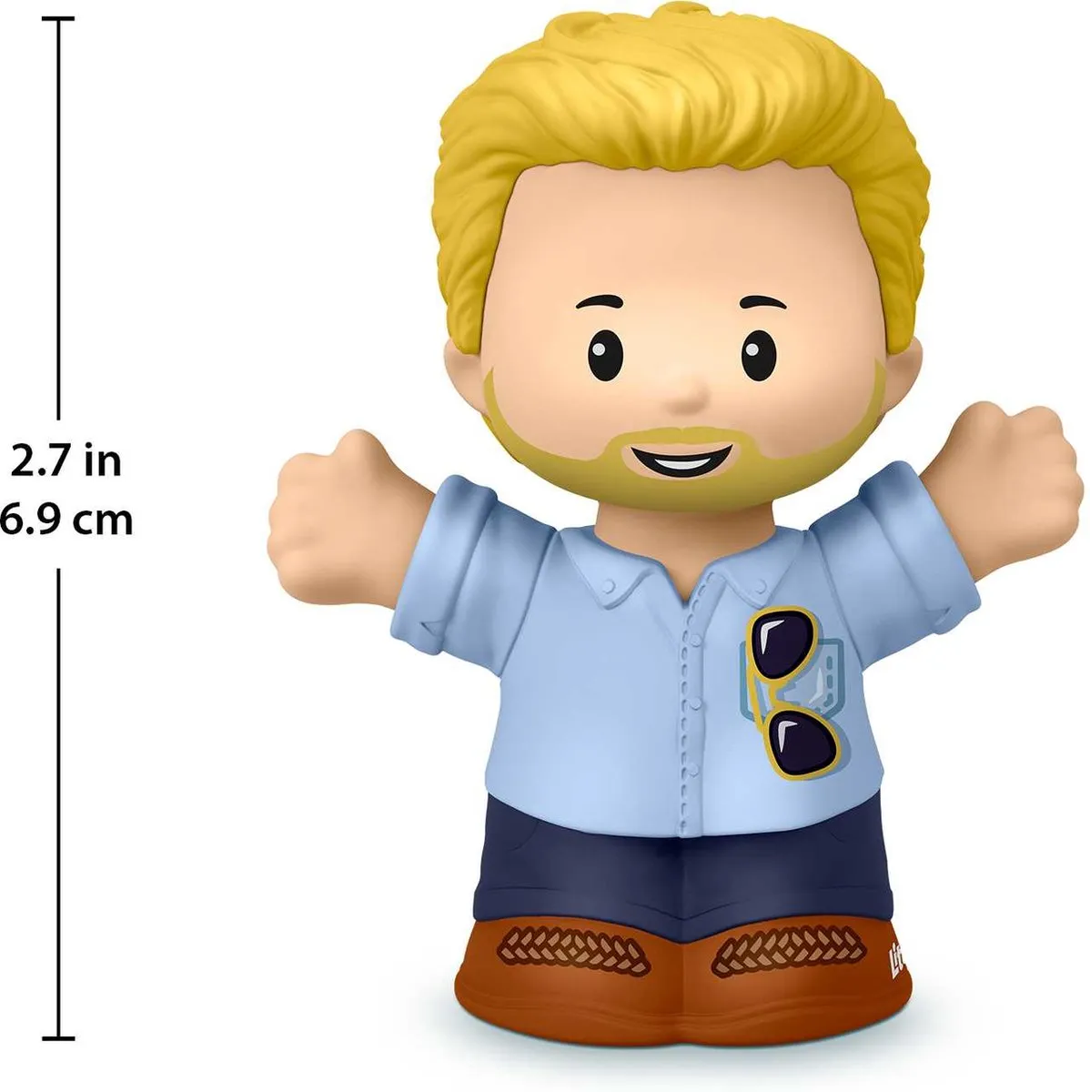 Fisher-Price Little People Casual Dad HJW72 - Speelgoedpop - Meerkleurig