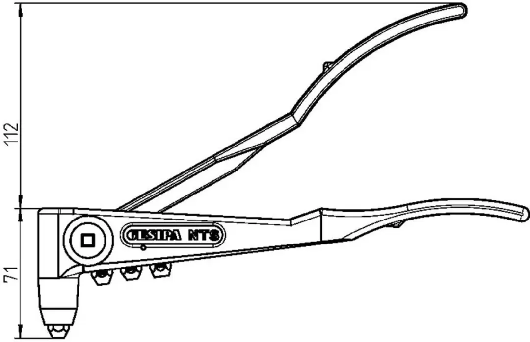 Gesipa NTS Nietboy Blindklinknageltang 2,4-5,0mm - 100 Stuks