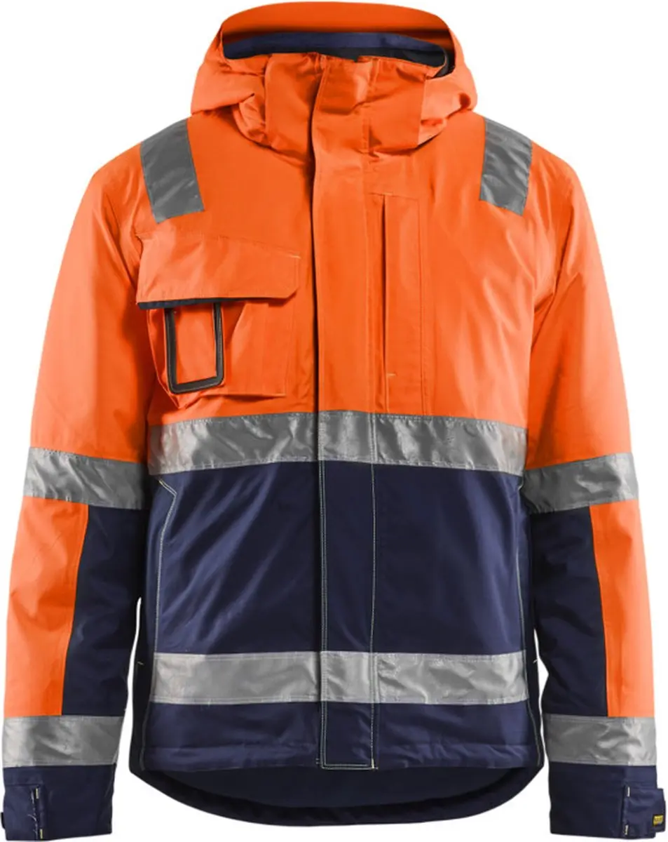 Blåkläder 4870 Reflecterende Werkjas Klasse 3 - 2XL - Oranje - afbeelding 6 van 6
