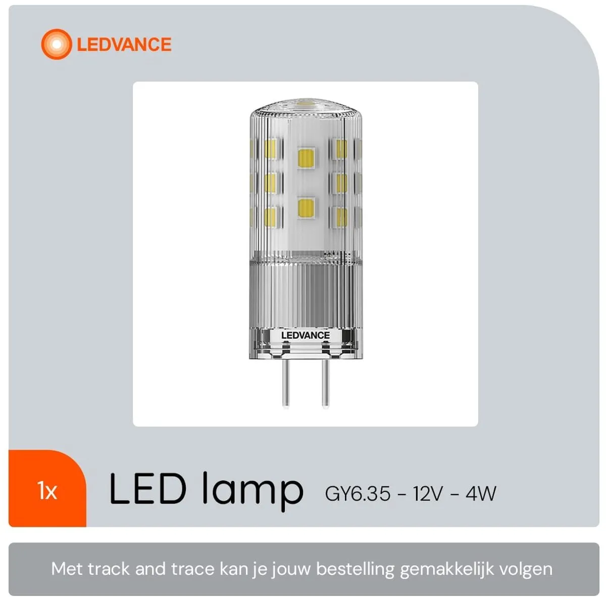 LEDVANCE LED Capsule Steeklamp GY6.35 4W 470lm - Warm wit