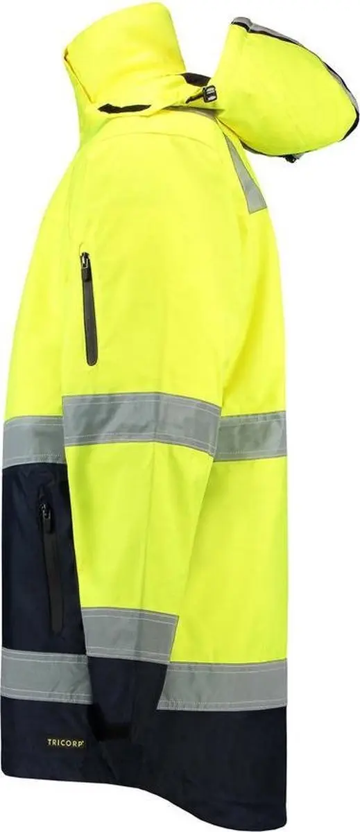 Tricorp Parka Werkjas 403004 - Fluor Geel/Navy 5XL