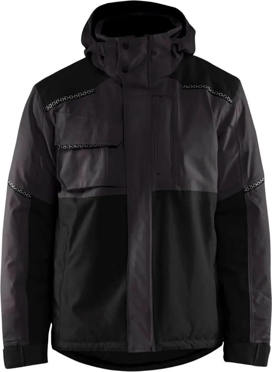 Blåkläder 4881 Winter Werkjas - XXL - Donkergrijs/Zwart