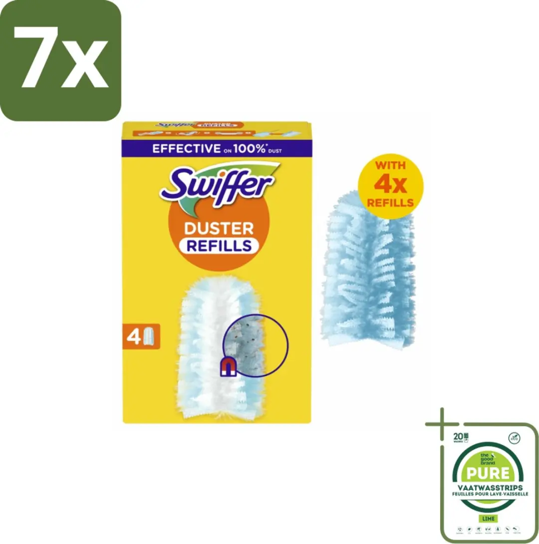 Swiffer Duster Navullingen - 7x4 Stuks Wit