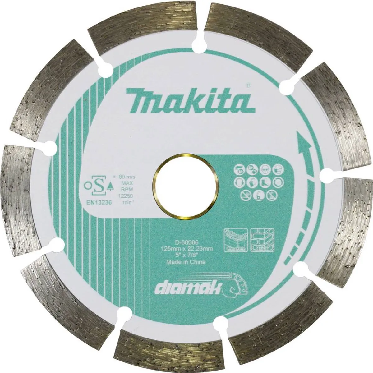 Makita D-80086 Diamantschijf 125mm - Beton