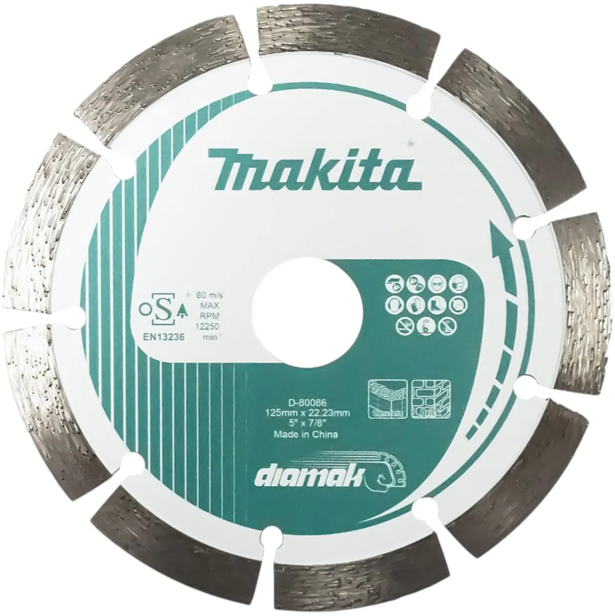 Makita D-80086 Diamantschijf 125mm - Beton